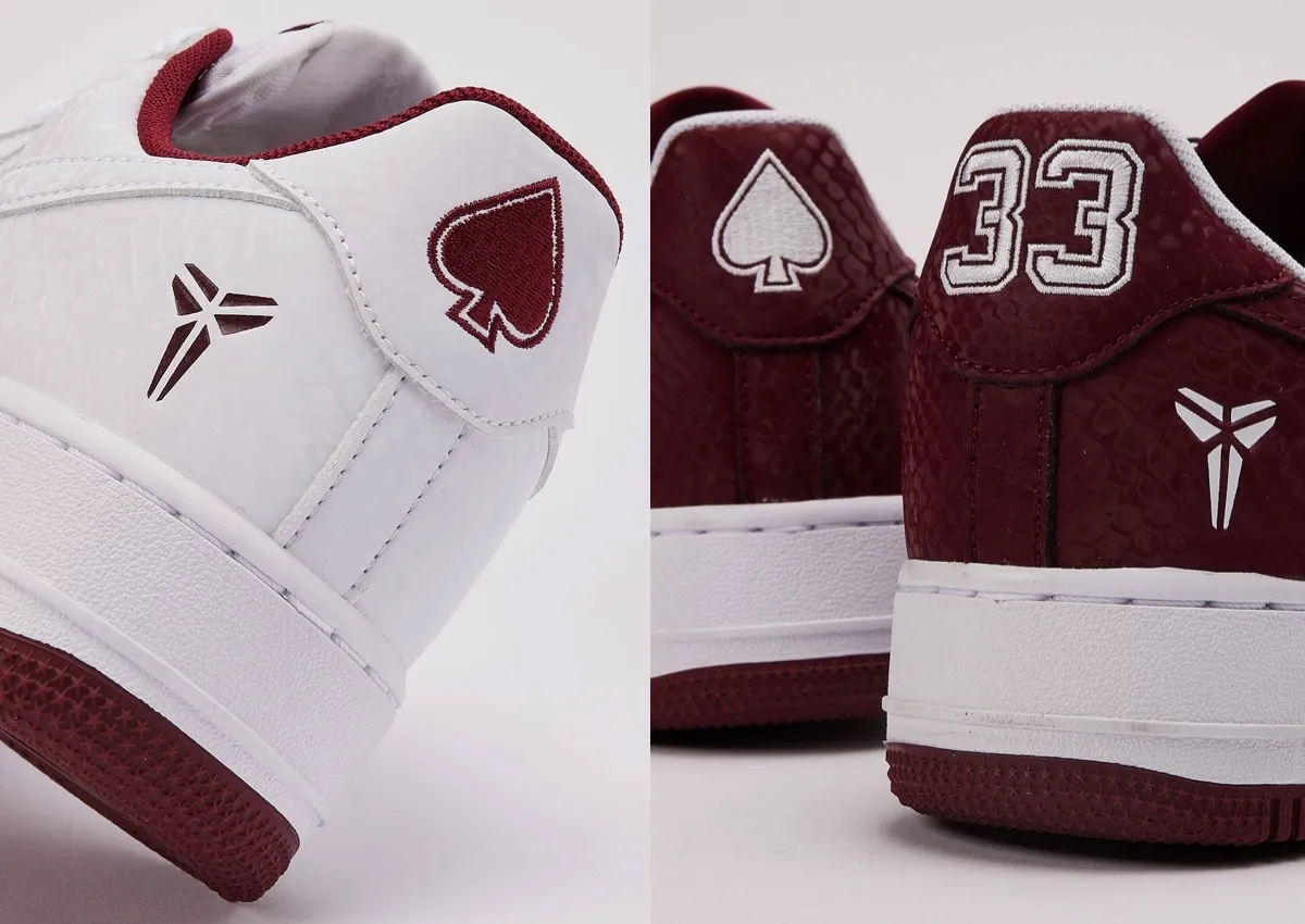Kobe Bryant x Nike Air Force 1 Low “Lower Merion Aces” Pack Releases March 2026