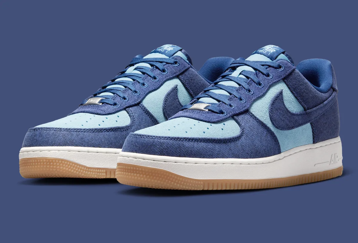 This Nike Air Force 1 Low Gets Wrapped in “Blue Canvas”