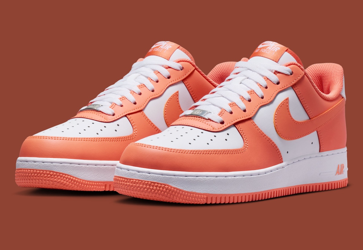A Citrus Update Lands On The Nike Air Force 1 Low “White/Orange Frost”
