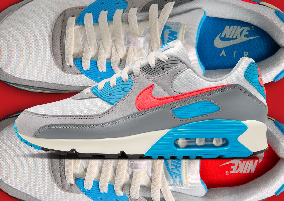 Nike Air Max 90 “Cool Grey” Comes With Bright Infrared Swoosh