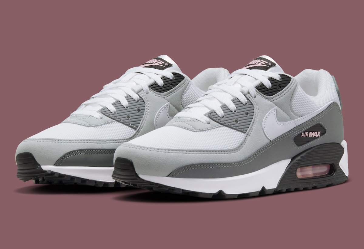 Nike Air Max 90 “Pink Foam” Adds A Light Pastel Touch To The Classic Grey Silhouette