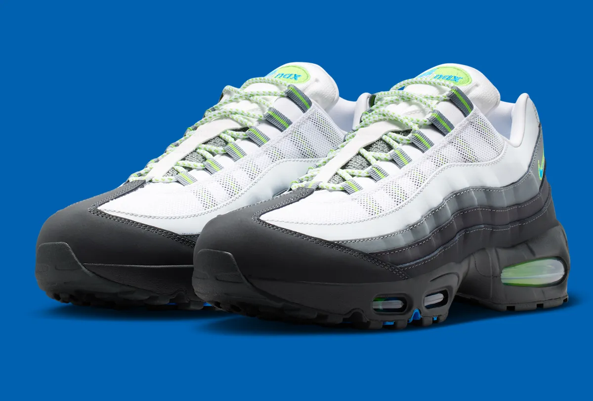 Nike Air Max 95 Big Bubble Green Apple side view