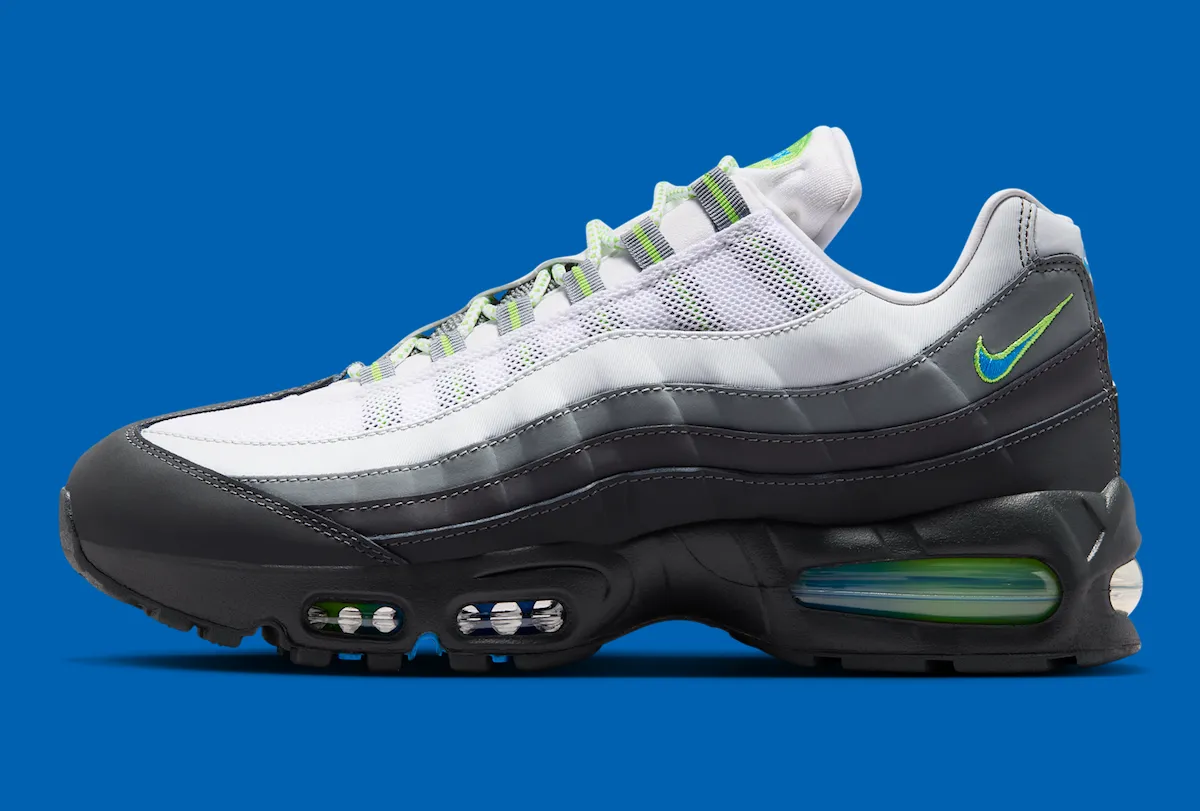 Nike Air Max 95 Big Bubble Green Apple lateral view