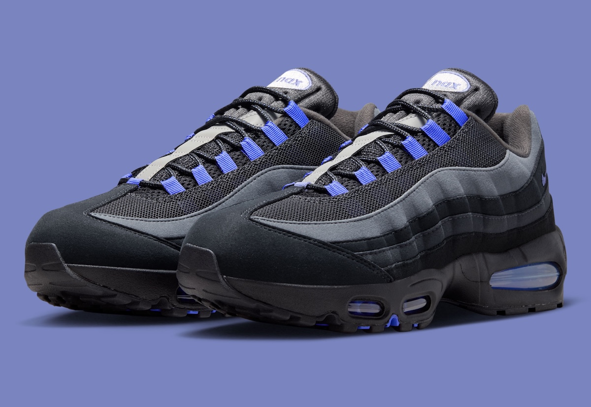 Nike Air Max 95 Adds “Sapphire” Hits To A Stealthy Build