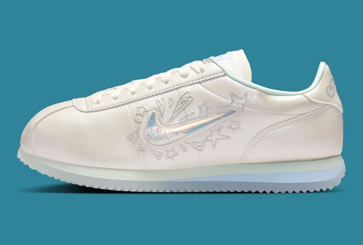 Nike Cortez “Glitter Swoosh” Adds A Playful Sparkle