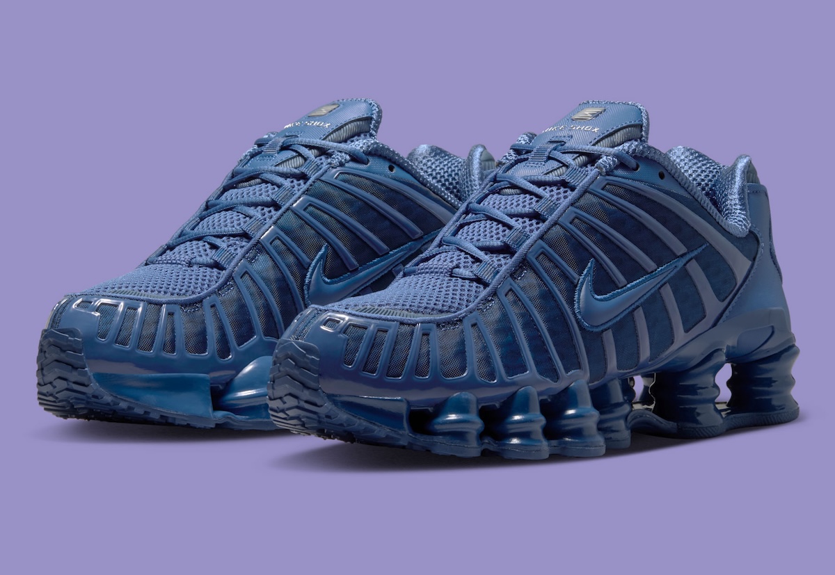Nike Shox TL “Mystic Navy” Keeps It Clean With A Fully Tonal Finish