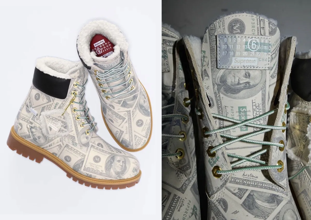 Supreme MM6 Maison Margiela Timberland Money Boot