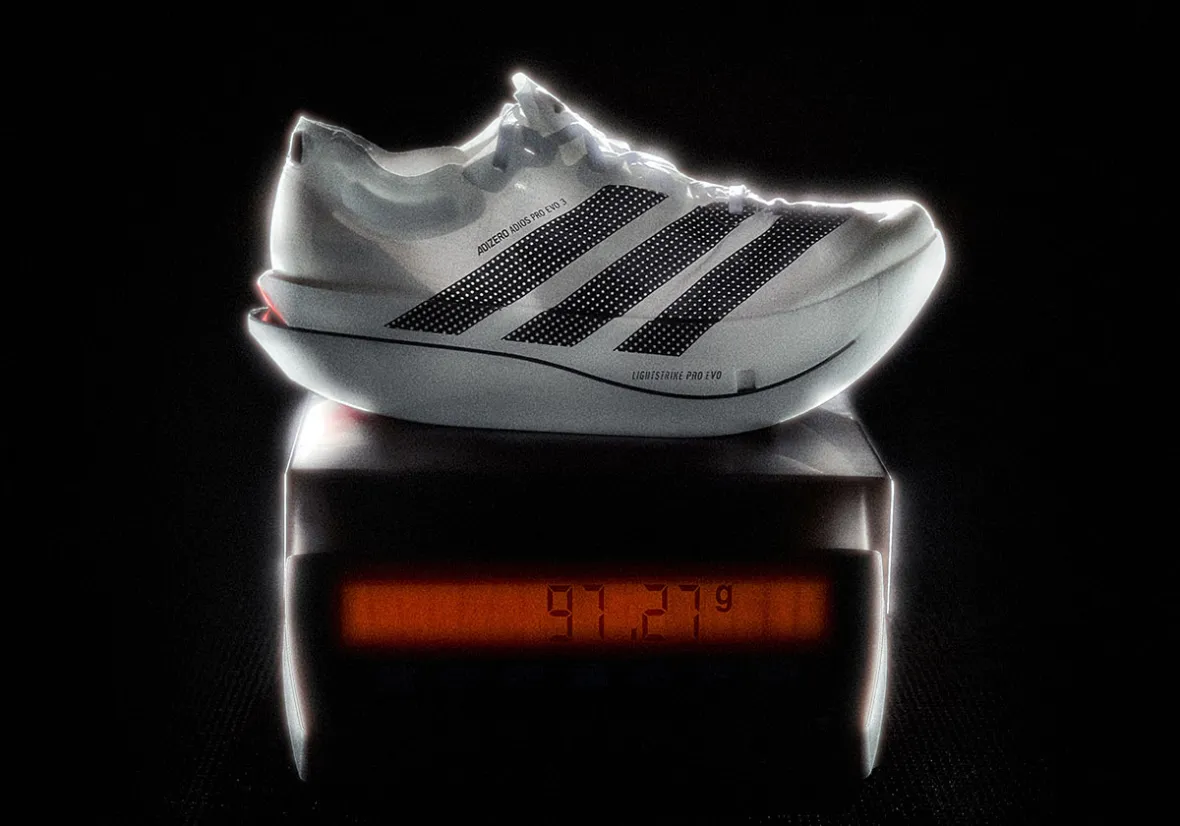 adidas Adizero Adios Pro EVO 3 Cuts Under 100 Grams Without Slowing Down