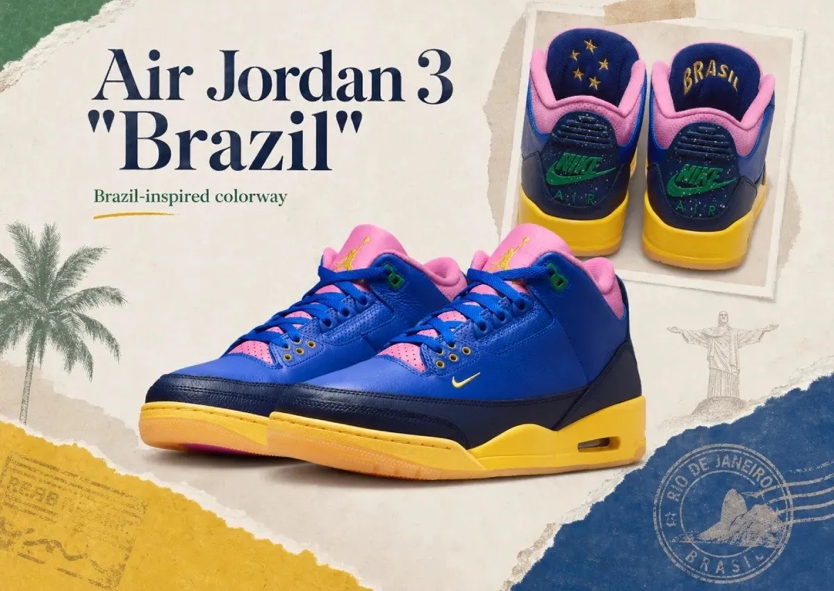 Air Jordan 3 “Brazil” Releases May 16th