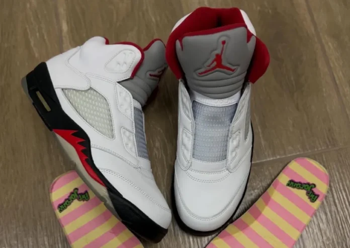Air Jordan 5 Laceless Fire Red "Fresh Prince" サンプルが浮上