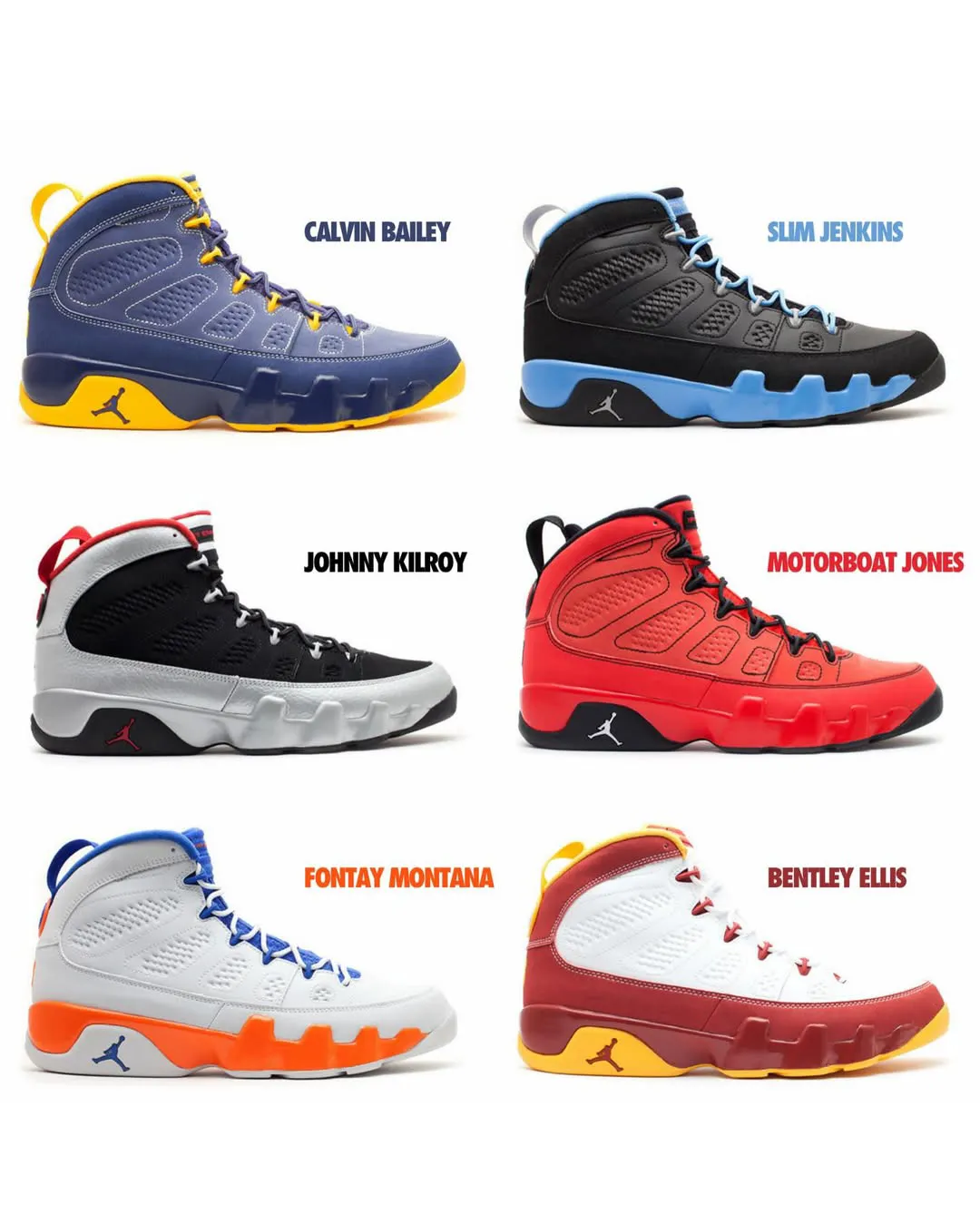 Air Jordan 9 Kilroy Pack from 2012