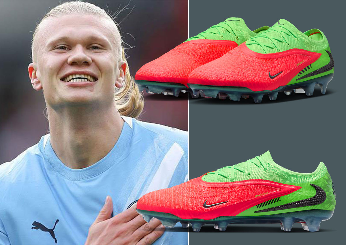 Erling Haaland x Nike Phantom 6 Low SE Goes Bright In “Watermelon” Style