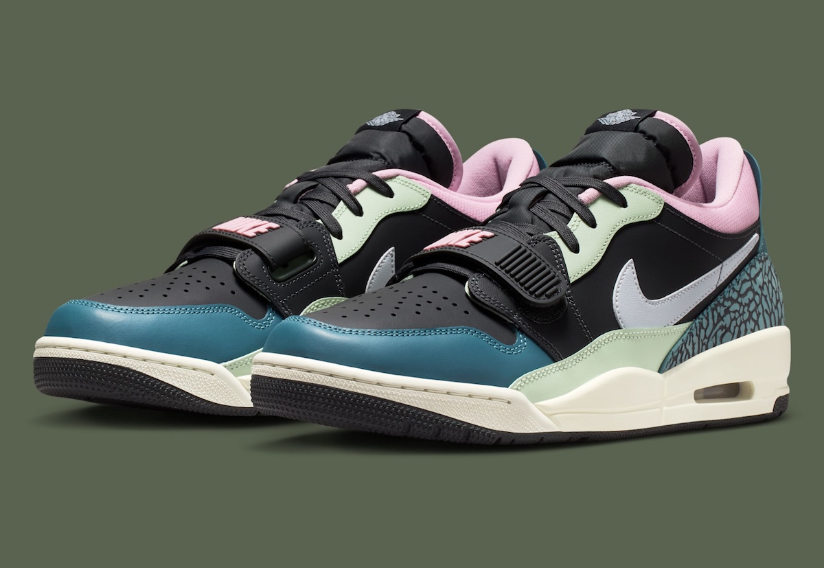 Jordan Legacy 312 Low “Anthracite/Iced Jade” Mixes Pastels With Classic Jordan DNA