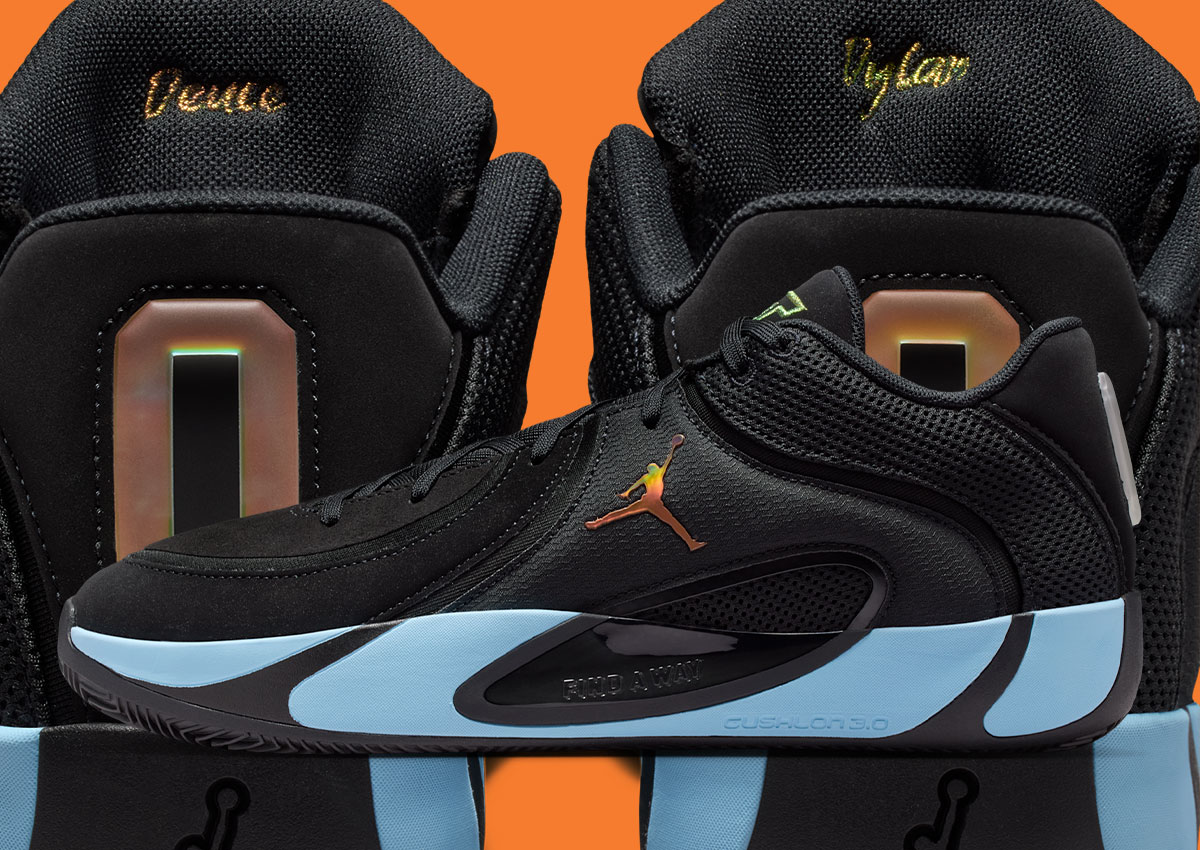 Jordan Tatum 4 “Black/Ice Blue” Delivers One Of The Cleanest Tatum 4 Colorways Yet