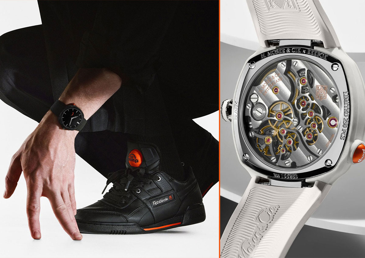 H. Moser & Cie x Reebok Unveil $40,000 Pump Streamliner Watch