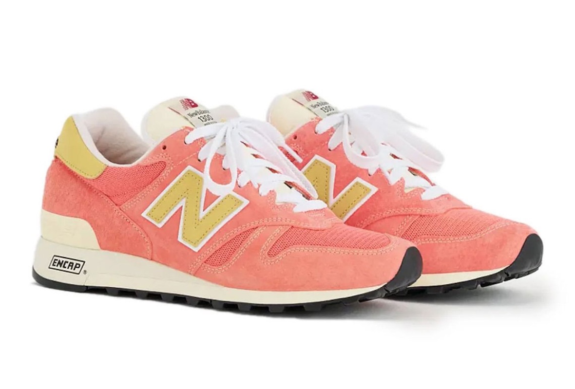 New Balance 1300 “Drift Red” Balances Coral Suede With Vintage-Toned Details