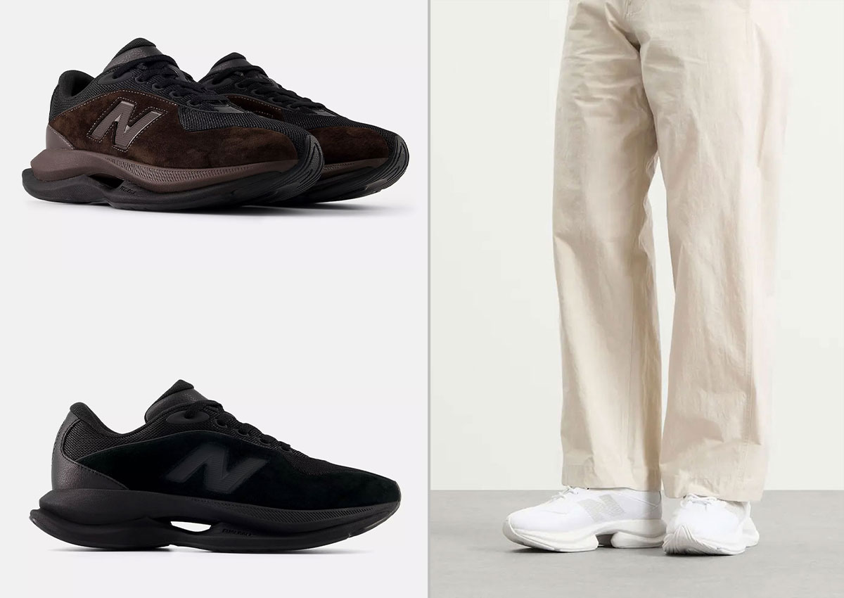 New Balance TF100 Debuts in Black And Brown With Junya Watanabe Collab