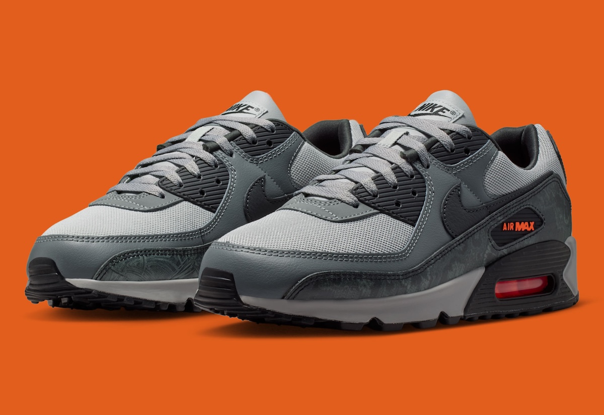 Nike Air Max 90 “Hyper Crimson/Black” Sharpens The Classic With Dark Layers