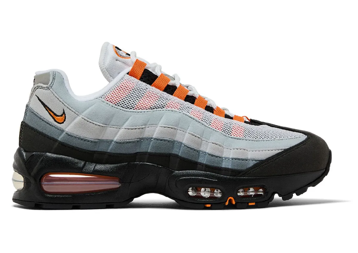 Nike Air Max 95 Bright Mandarin 2025 lateral side