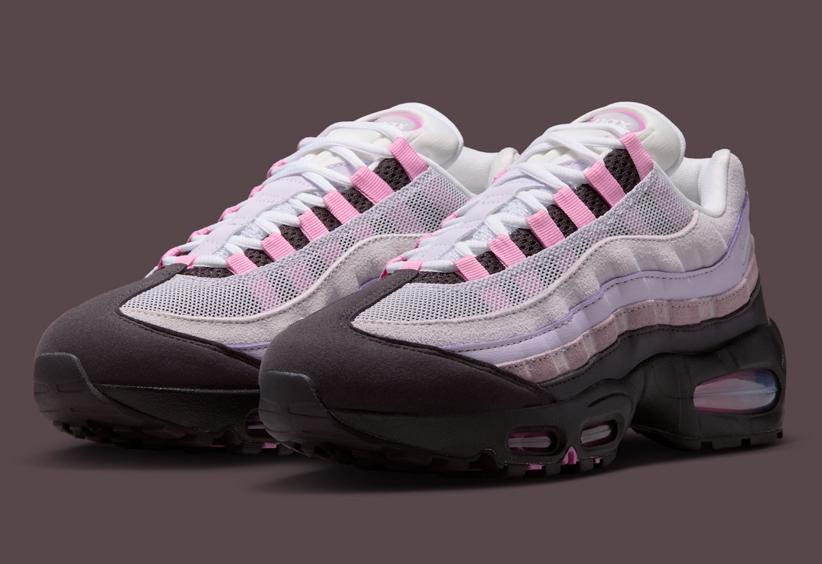 Nike Air Max 95 “Burgundy Ash” Balances Pink Pastels With Dark Contrast