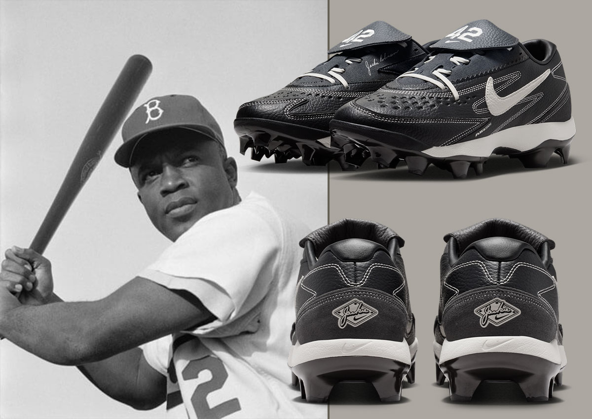 Nike Gives “Jackie Robinson Day” A Sharp Diamond Standout Cleat