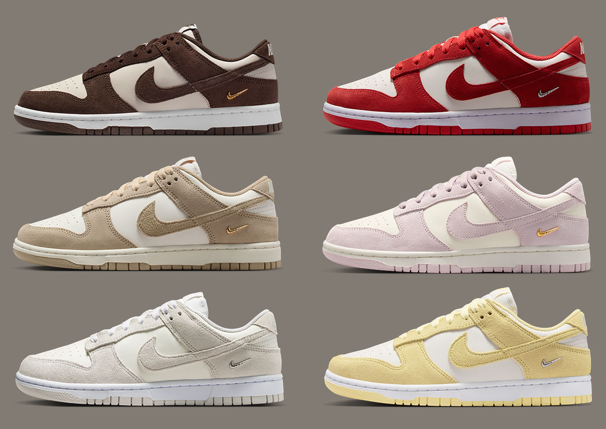Nike Dunk Low “Mini Swoosh” Collection Gives The Classic Silhouette A Seasonal Refresh