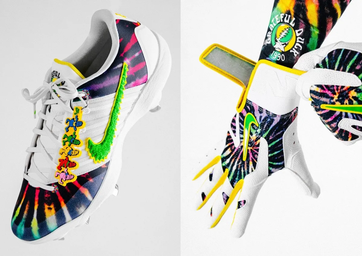 Oregon Ducks Turn The Nike Sabrina 3 Into A Grateful Dead Baseball Cleat