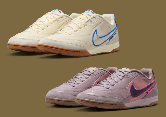 Nike Tiempo Streetgato Pre-Aged Pack がインドアクラシックにディストレス加工を施した新解釈