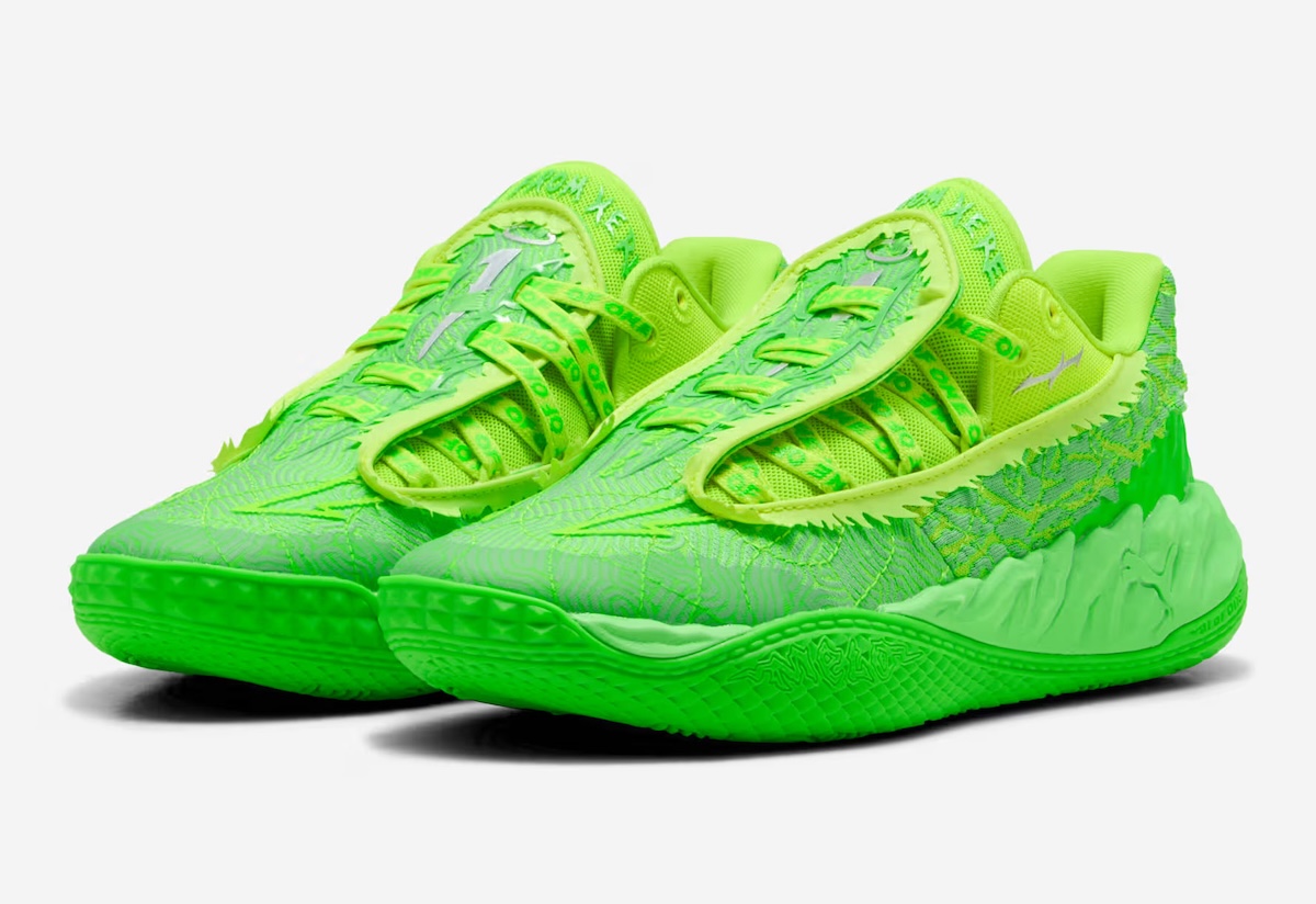 PUMA MB.05 Low “Slime” Arrives In A Bright Green Colorway
