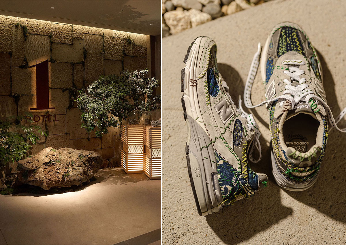 Sashiko Gals x New Balance 993 Turns 1 Hotel Tokyo Into A Sneaker Gallery