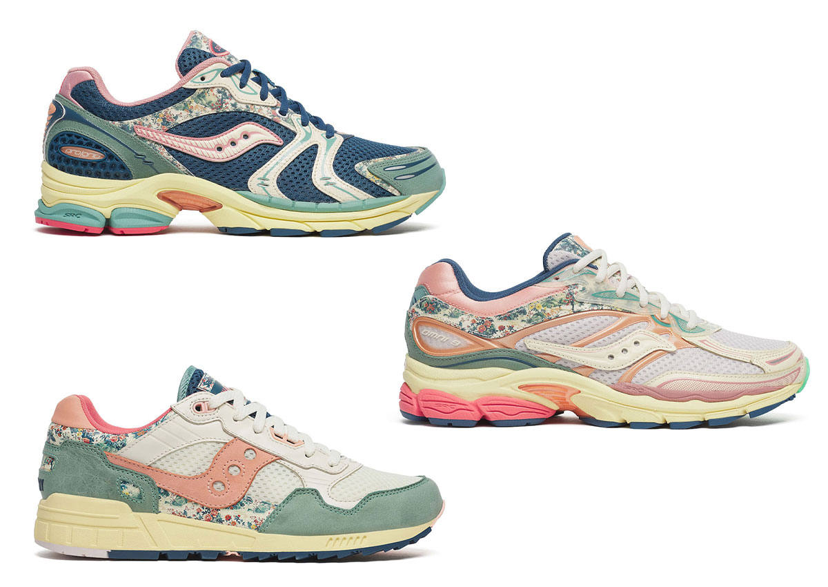 Saucony Brings Japanese Kissaten Inspiration To The ProGrid Triumph 4, Omni 9, And Shadow 5000