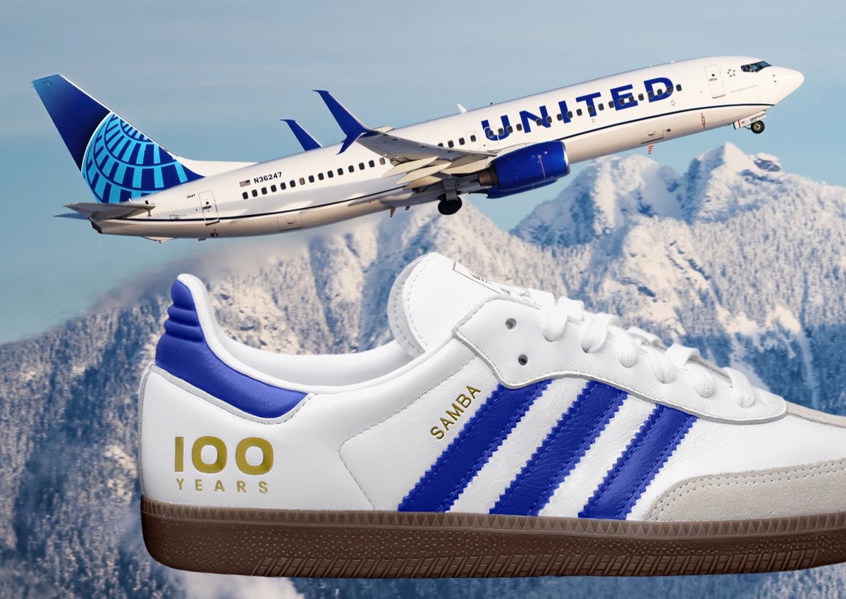 United Airlines Celebrates 100th Anniversary On The adidas Samba