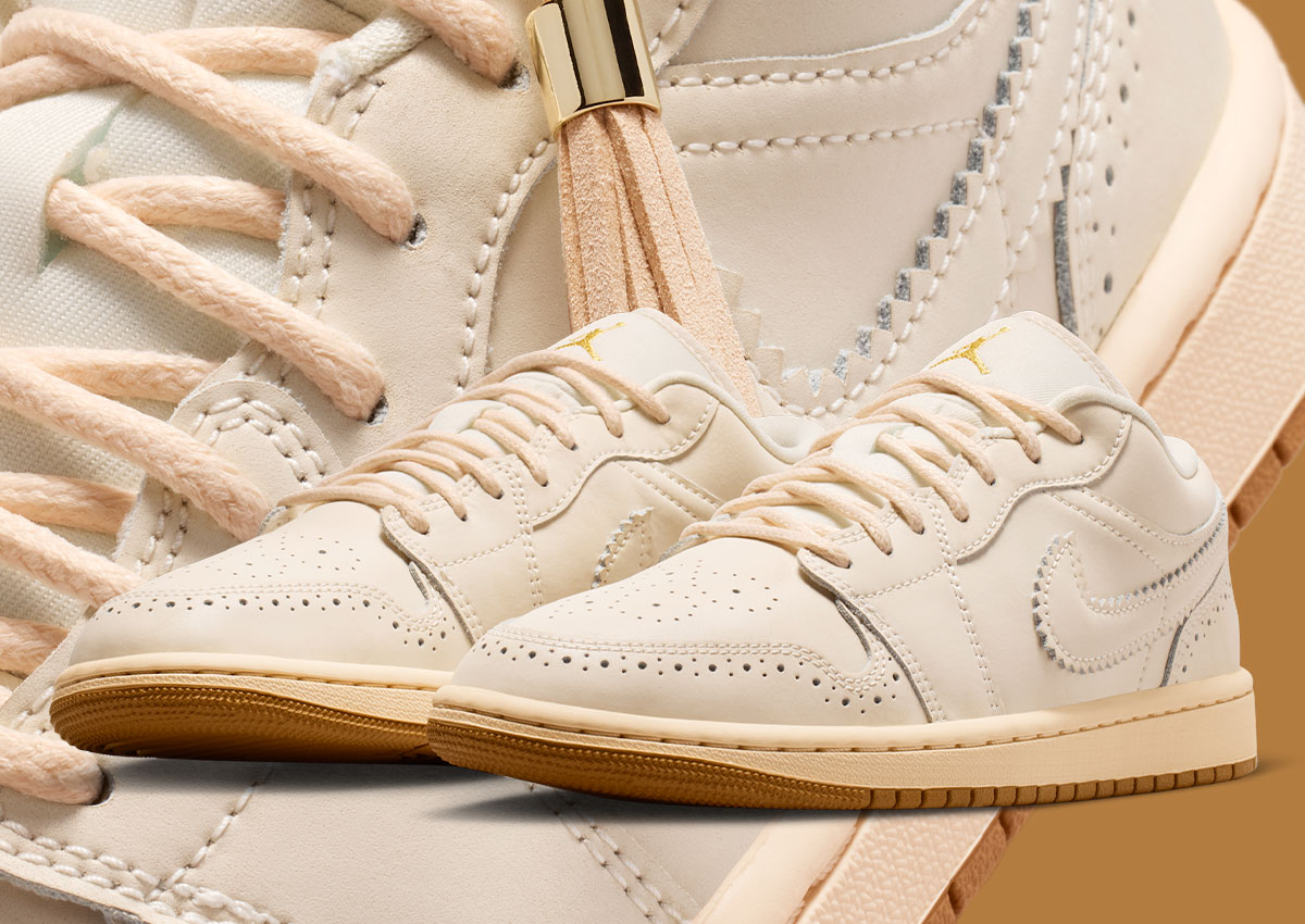 Air Jordan 1 Low “Brogue” Adds Perforated Details