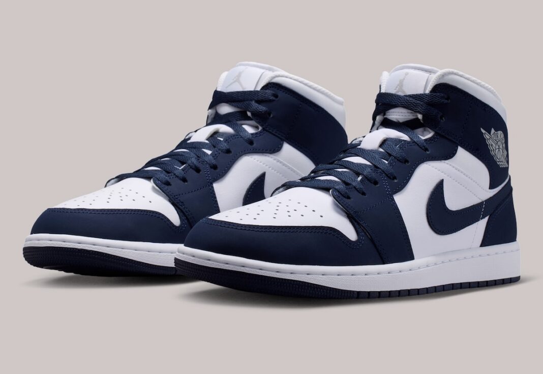Air Jordan 1 Mid Obsidian White IV6046-400
