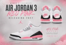 Air Jordan 3 “Neo Pink” Releases March 2027