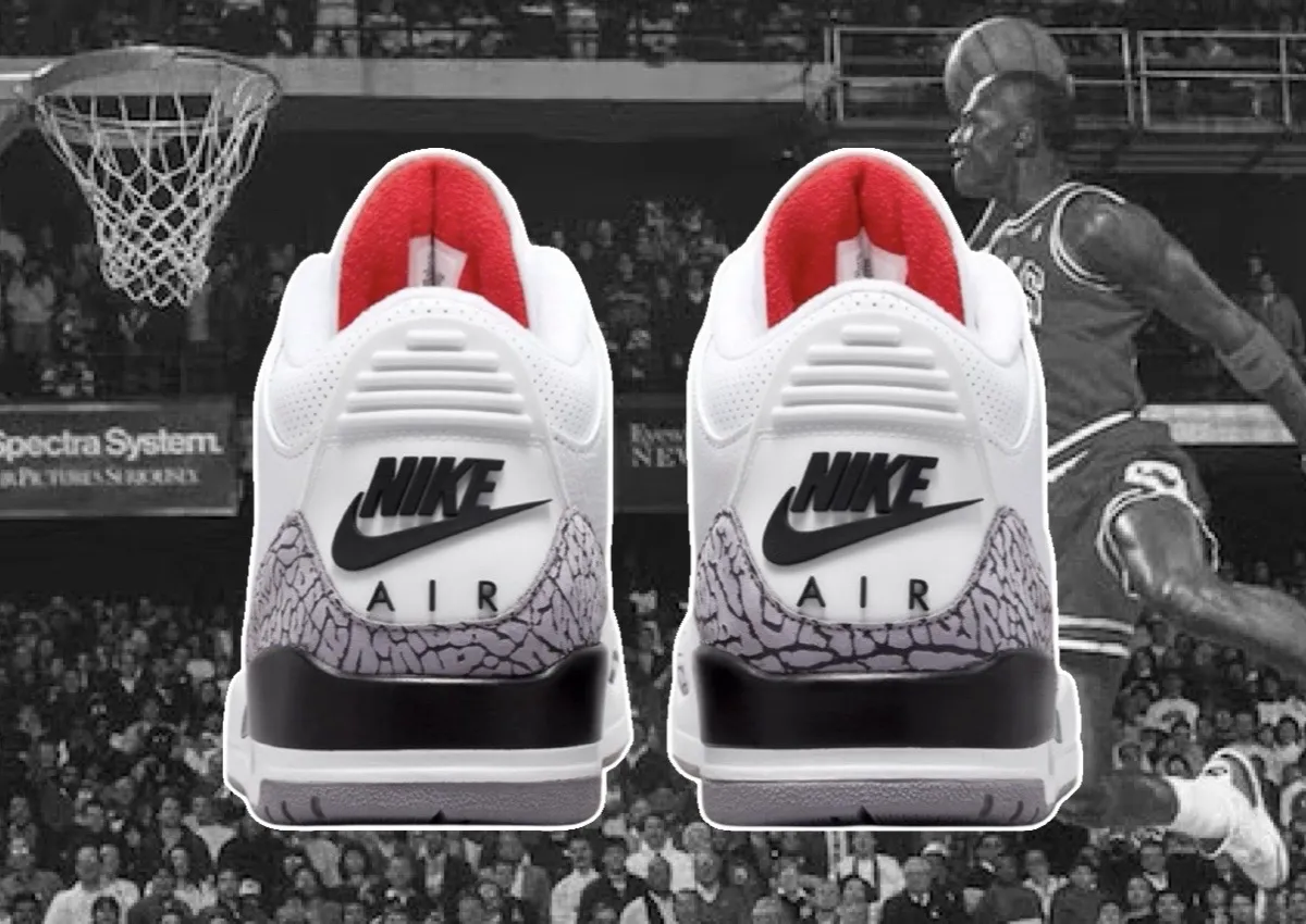 NIKE air Jordan 3 white cement 値下げok26cm Air Jordan 3 