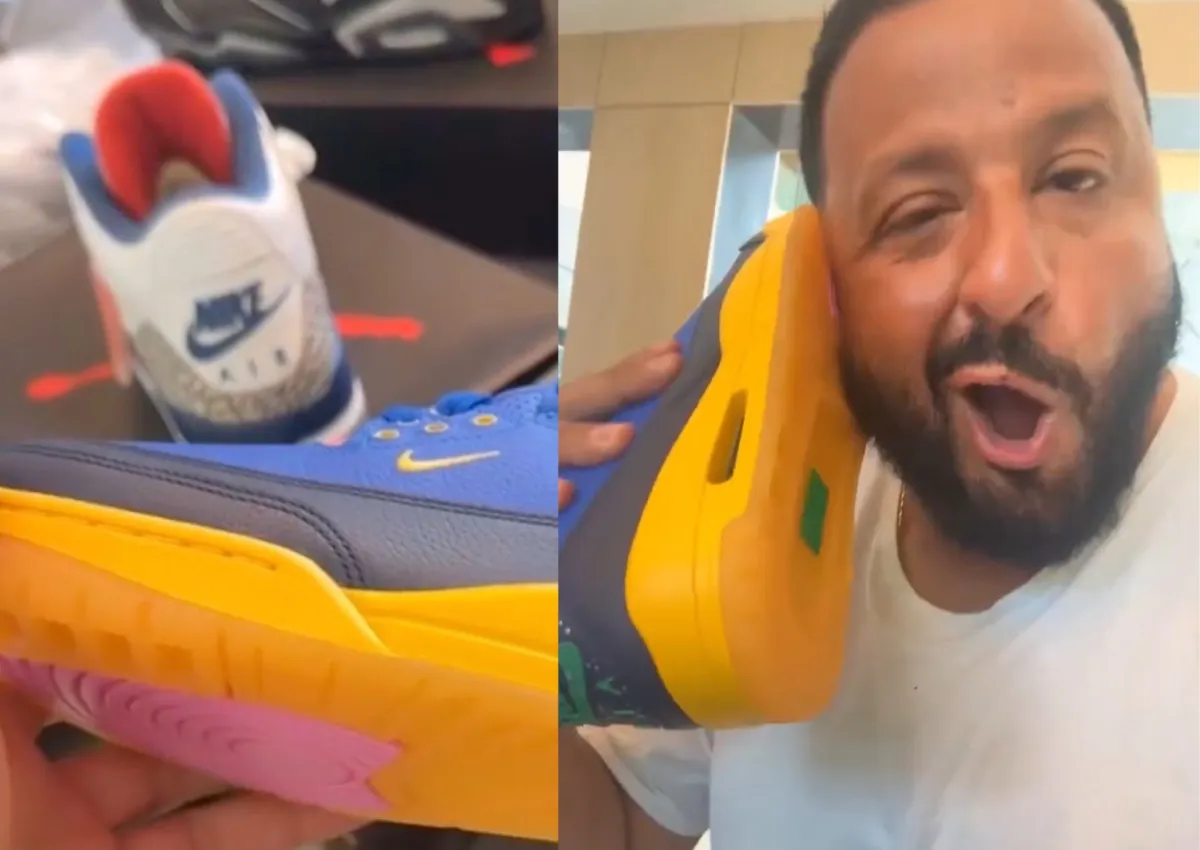 DJ Khaled Gives First Look At The 2026 Air Jordan 3 “True Blue”