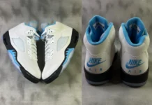 Air Jordan 5 “Dark Powder Blue” Sample Revealed