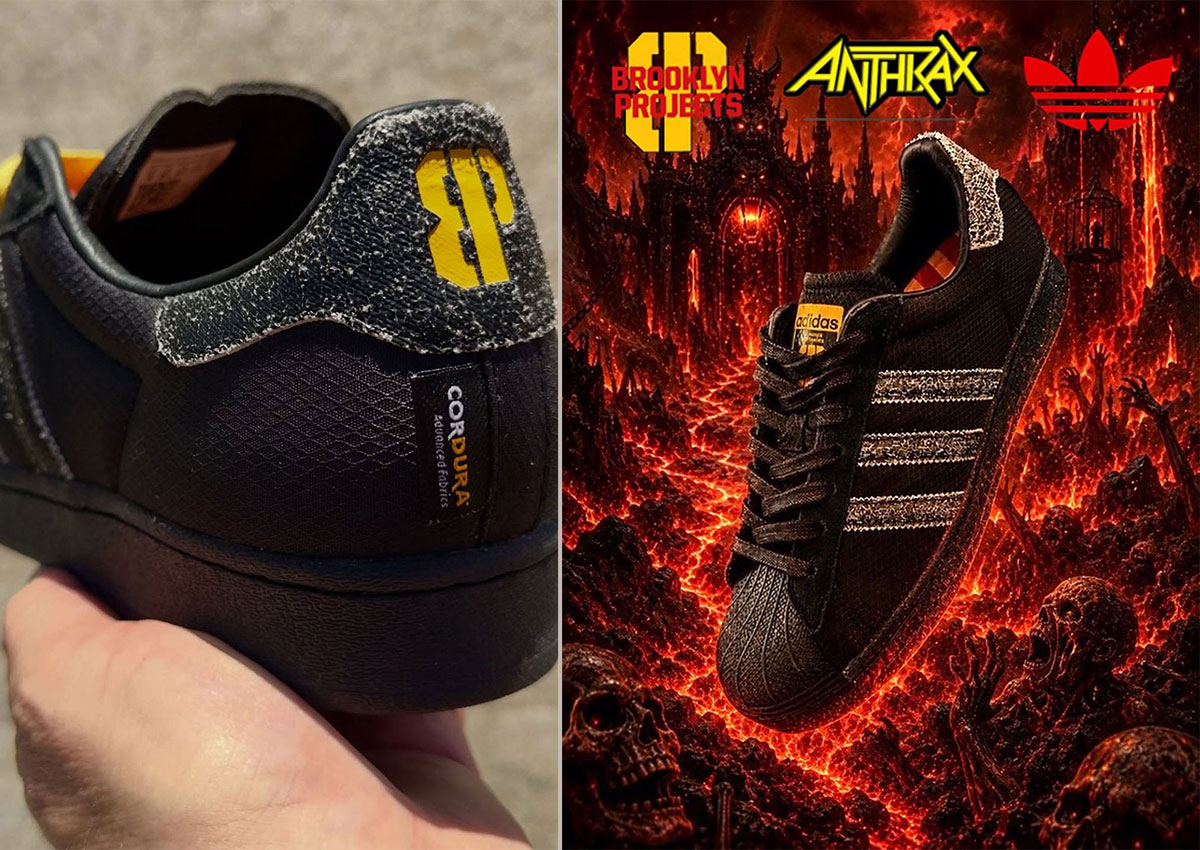 Brooklyn Projects Taps Anthrax For A Heavy Metal adidas Superstar ADV