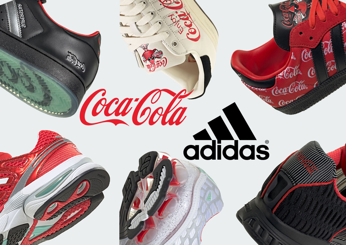 Coca-Cola And adidas Bring Classic Branding To Six Sneaker Icons