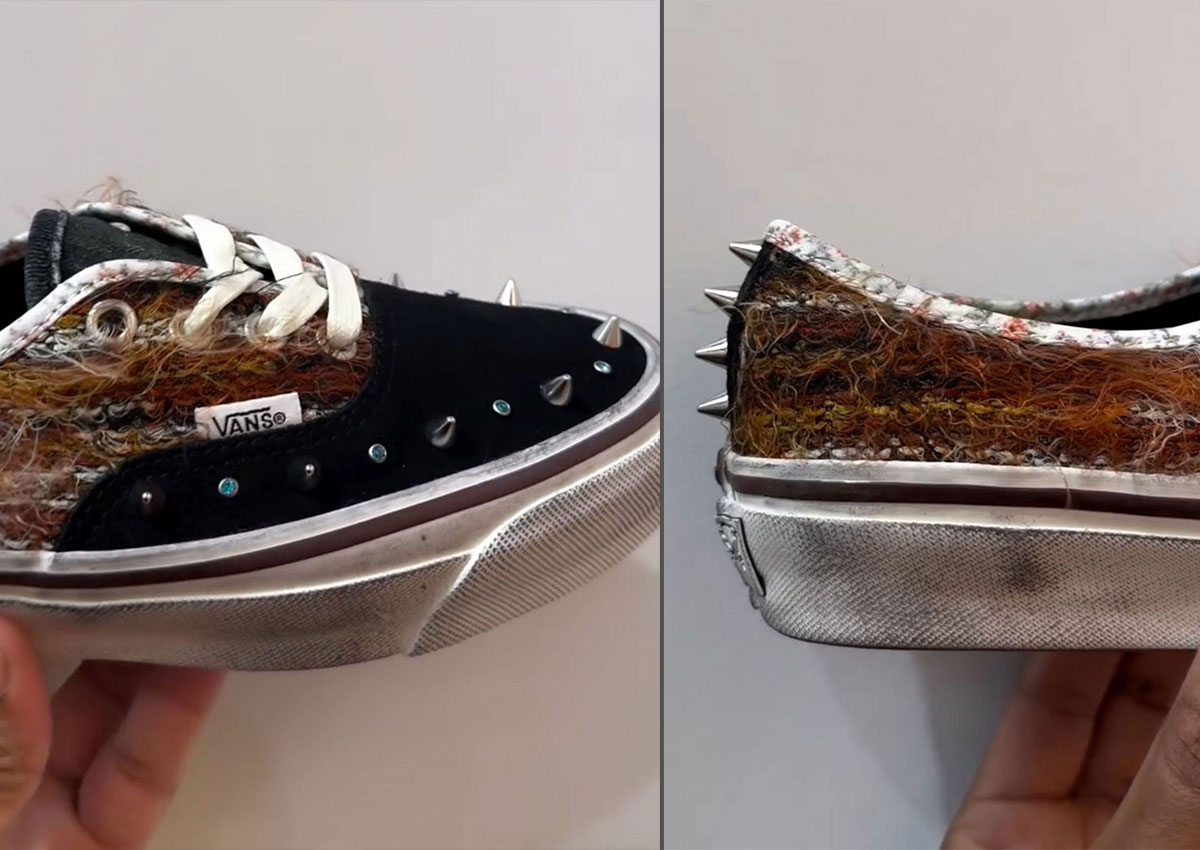 Greg Betty Reveals The Vans Authentic In A Hairy Punk Makeover