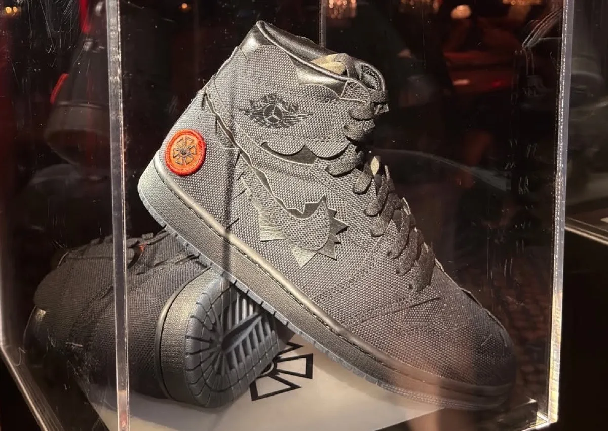J Balvin’s Air Jordan 1 “Black” Sample Revealed At OMERTA Release Party
