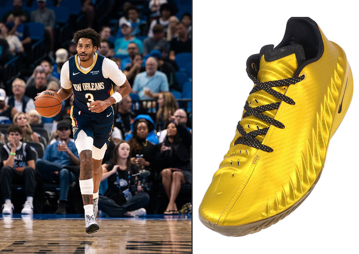 Jordan Poole x Nike GT Cut 4 Goes Full Metallic Gold
