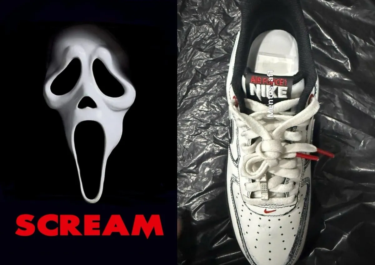 Nike Air Force 1 Low “Ghostface” Releases Halloween 2026