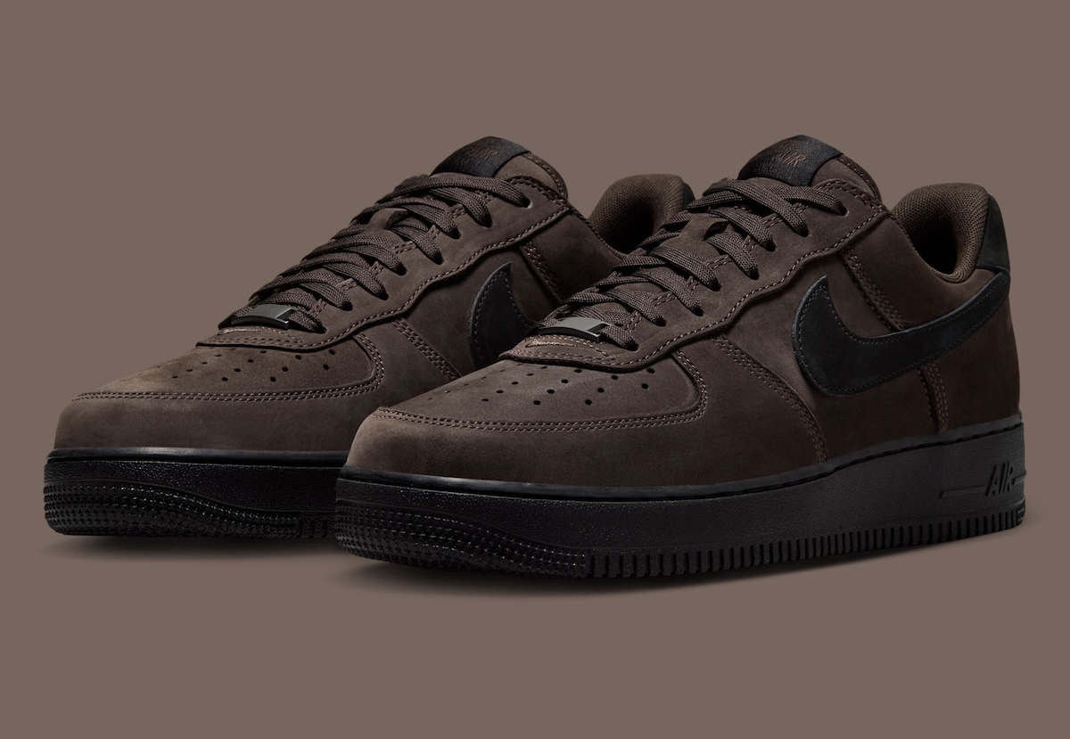 Nike Air Force 1 Low “Black Tea” Brings A Dark Roast Look