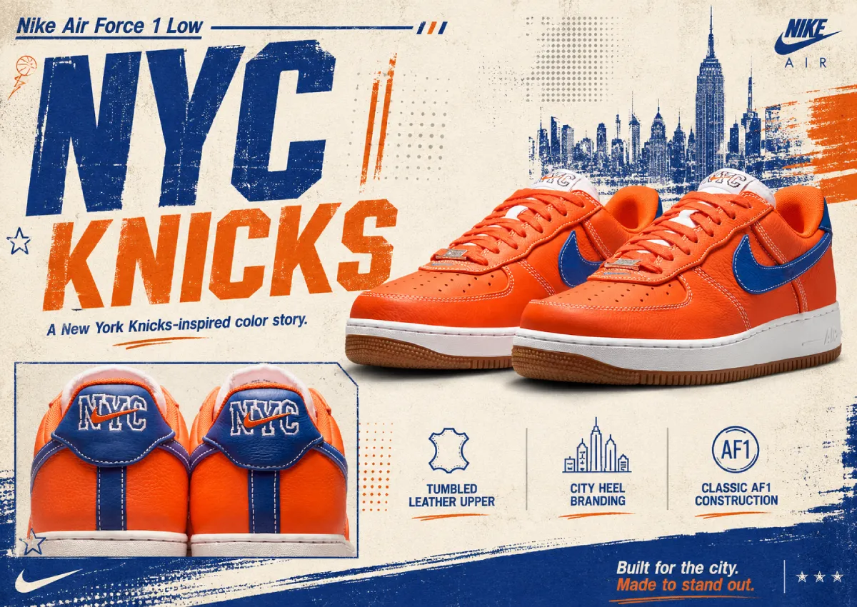 Nike Air Force 1 “NYC Knicks” Releases May 22nd