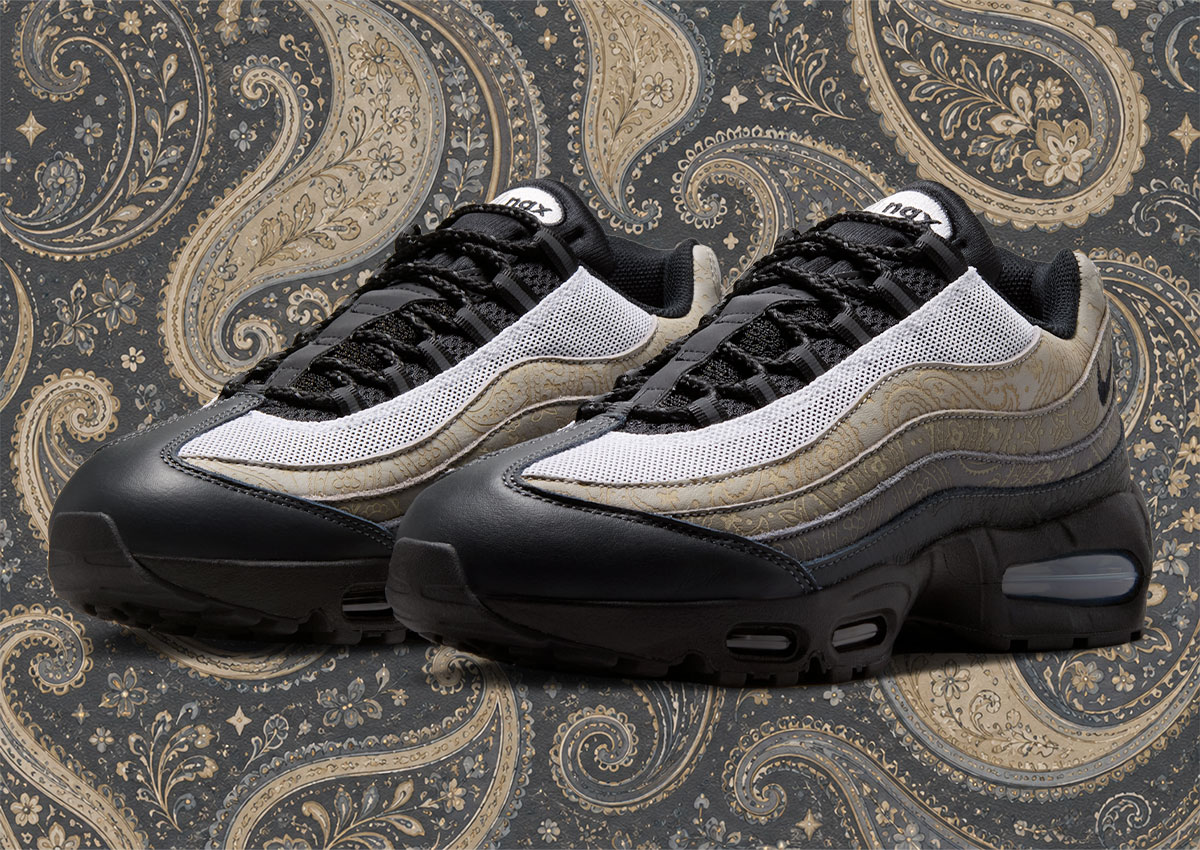 Nike Air Max 95 “Paisley” Uses Neutral Tones and Printed Side Panels