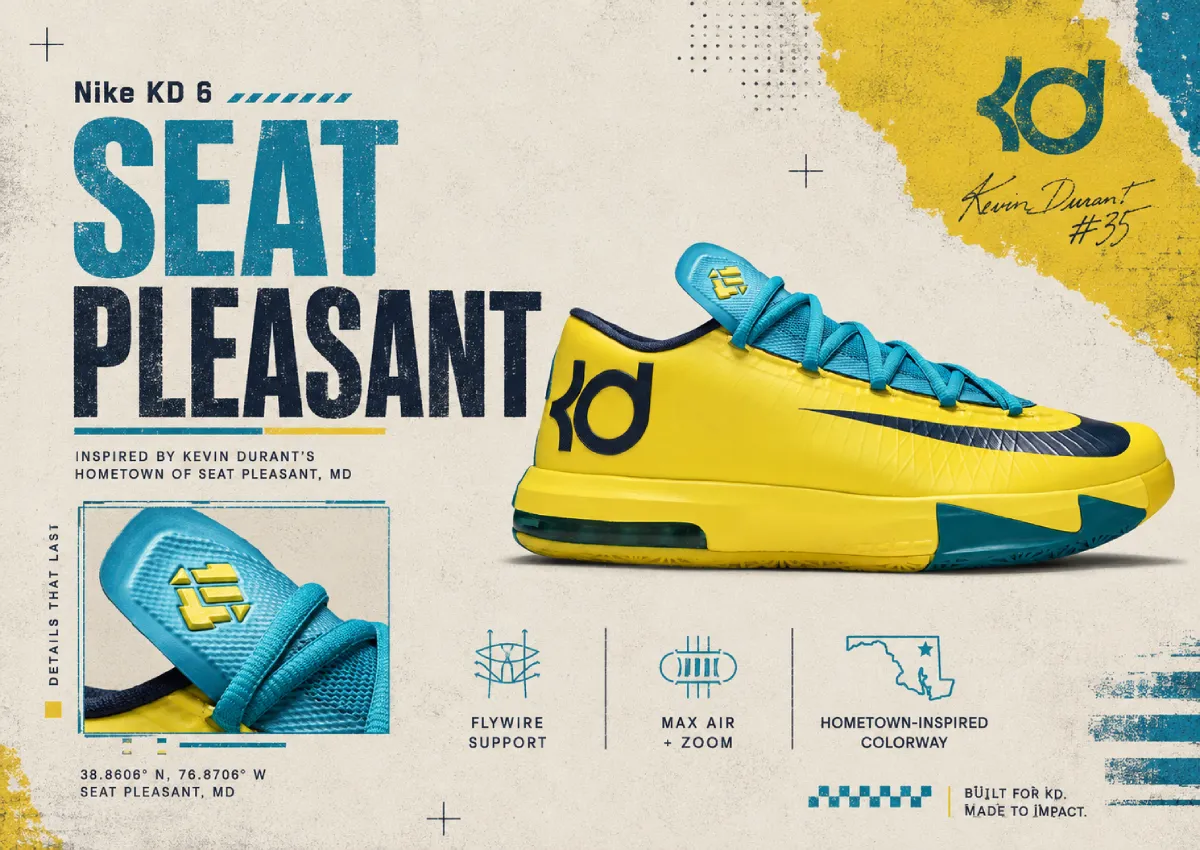 Nike KD 6 “Seat Pleasant” Returns Spring 2027