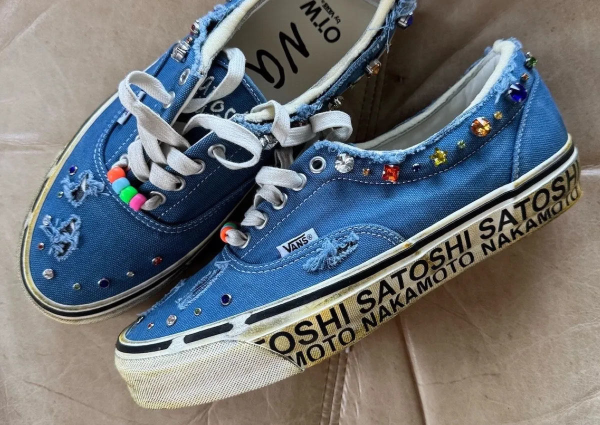 Satoshi Nakamoto x Vans Era “Lucky Charms” Surfaces in New Blue Colorway