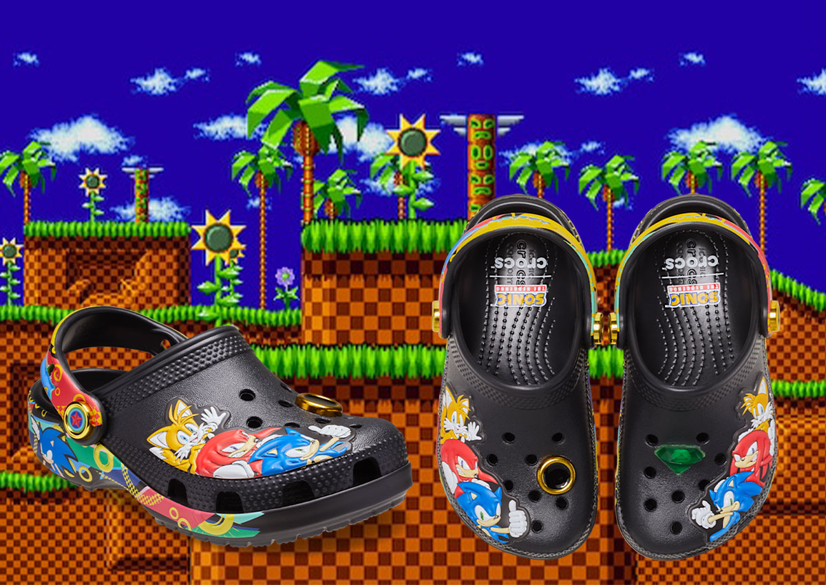 SEGA x Crocs Classic Clog Celebrates 35 Years of Sonic The Hedgehog